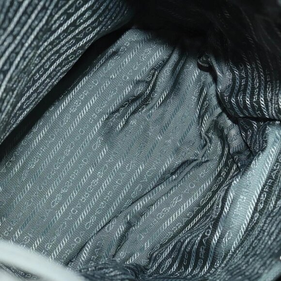 PRADA Backpack Nylon Gray Silver Auth yk19217 - Picture 11 of 16